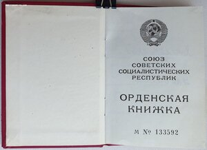 Орденская ОВ 2ст 1993 год на женщину. Без вручения ордена