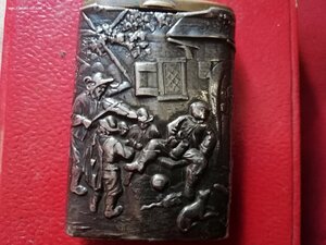 Спичечница серебро 925 пр. Германия