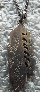 жетон женской гимназии 1918г.