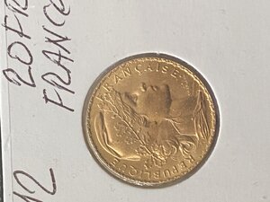 20 франков Франция 1854-1912 год золото лот 24 шт