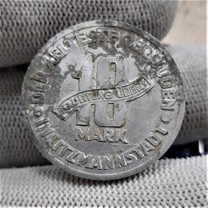 10 марок 1943 Лодзинское гетто - все три типа