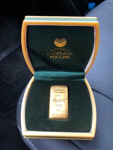 Золотой слиток 100гр