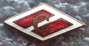 членский знак ДСО Спартак,2 тип с 1937г.