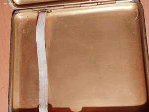 Портсигар Кремль серебро 875 162 гр.