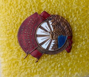 Отличник соцсоревнования ГЛАВЛЕСОХРАНЫ при совете министров