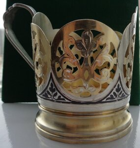 подстаканник Серебро 875 пр Кубачи