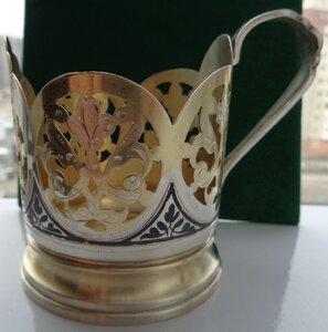 подстаканник Серебро 875 пр Кубачи