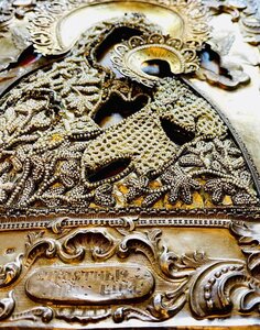 Страстная ПБ серебро 84*, 36х31 см