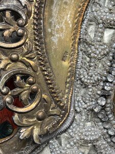 Страстная ПБ серебро 84*, 36х31 см