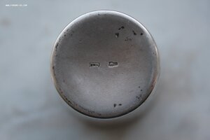 Стопка Серебро Позолота 875