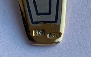 Комплект ОЛИМПИЙСКИХ чайных ложек СЕВЕРНАЯ ЧЕРНЬ, 6 штук.