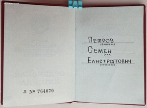 Отвага ННГ вручена в 1993 году на орденской Ментешашвили