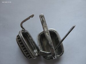 Серьги, серебро, " Сиреневая сказка"