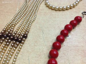 Бусы времён СССР 4 штуки