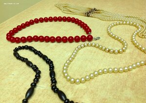 Бусы времён СССР 4 штуки