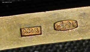 Ложки чайные 6 шт. Серебро 916 позоло эмаль в родной коробке