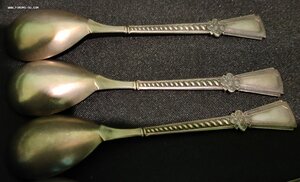 Ложки чайн нечастый комплект до 57 г. Эмали в родной коробке