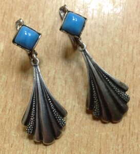 Серьги СССР бижутерия Непользованные 2