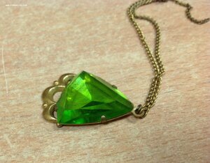 Красивый кулон-подвеска СССР бижутерия