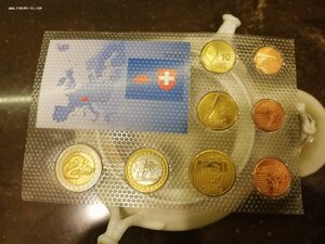 Набор евро в блистера Швеция