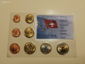 Набор евро в блистера Швеция