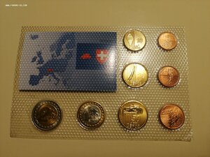 Набор евро в блистера Швеция