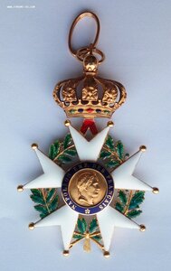 Орден Почётного легиона, Франция, 19 век, эмаль, золото.