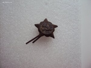 ПЕТЛИЧНАЯ ЭМБЛЕМА ПОЖАРНОГО НКВД СССР обр 1927 RRR