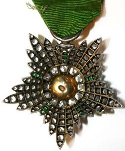 Персия. Знак Ордена Льва и Солнца IV степени.