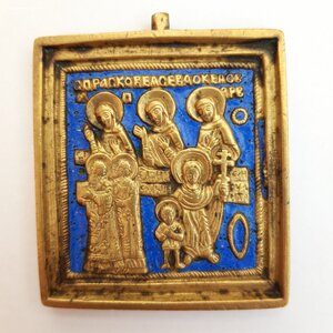 Вершковая икона Св. мученики Кирик и Иулитта