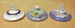 3 крышки для заварочных Царских кружек Кузнецовъ и другие