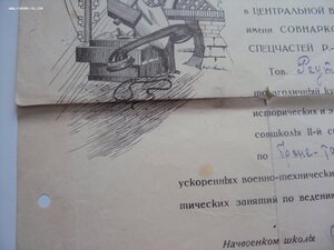 СВ-ВО ДЛЯ СПЕЦ ЧАСТЕЙ РККА НА ТАНКИСТА ПОЛИТРУКА 1924 г.  БО