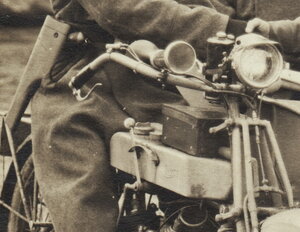 Мотоцикл с коляской 1915 г.