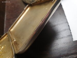 Портсигар "Витязь в Тигровой Шкуре" СЕРЕБРО 875 проба