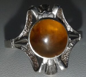 Перстень (кольцо) с янтарём (Ag 925., Калиниград.янт.комб.)