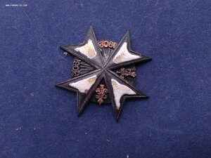 Знак пажеского корпуса, для воспитанников, серебро, золото.