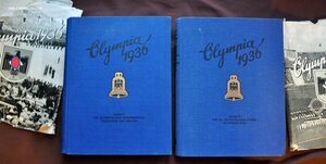 Книги (альбомы) «Olimpia 1936» 1 и 2 том.