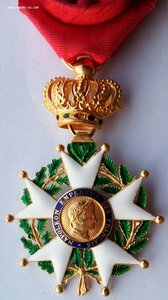 Орден Почетного Легиона Франция,19 век, золото 750 пр.шейный