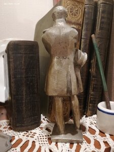 Статуэтка Лермонтов, силумин СССР