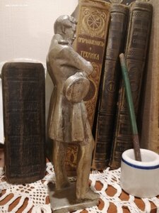 Статуэтка Лермонтов, силумин СССР