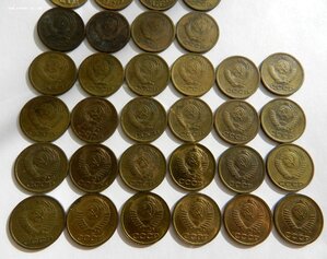 1 копейка СССР погодовка 1949 - 1991 (32 монеты)