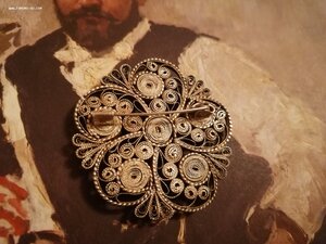 Украшение, скань, камни