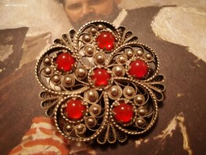 Украшение, скань, камни