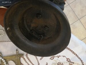 СТАРИННЫЙ РЕДКИЙ СВЕТИЛЬНИК " ДИАНА " ЧУГУН. КУСА СССР. 20-е