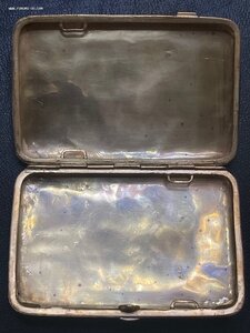 Портсигар, Серебро 84, Эмаль