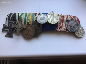 Колодка на 9 наград 1 МВ.