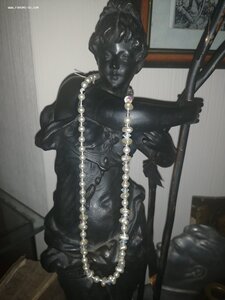 СТАРИННЫЙ РЕДКИЙ СВЕТИЛЬНИК " ДИАНА " ЧУГУН. КУСА СССР. 20-е