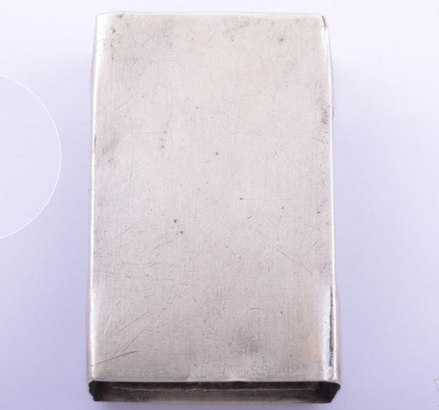 спичечница "Глухарь" 875 проба, 20-е годы,Латвия