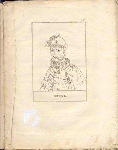 атлас с гравюрами 60-ти правителей Руси... 1812г. Франция