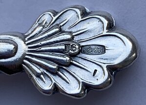 Комплект чайных ложек "Павлиний хвост" 875 в коробке, 6 шт.